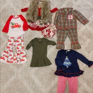 Christmas in JULY - 9month girl bundle